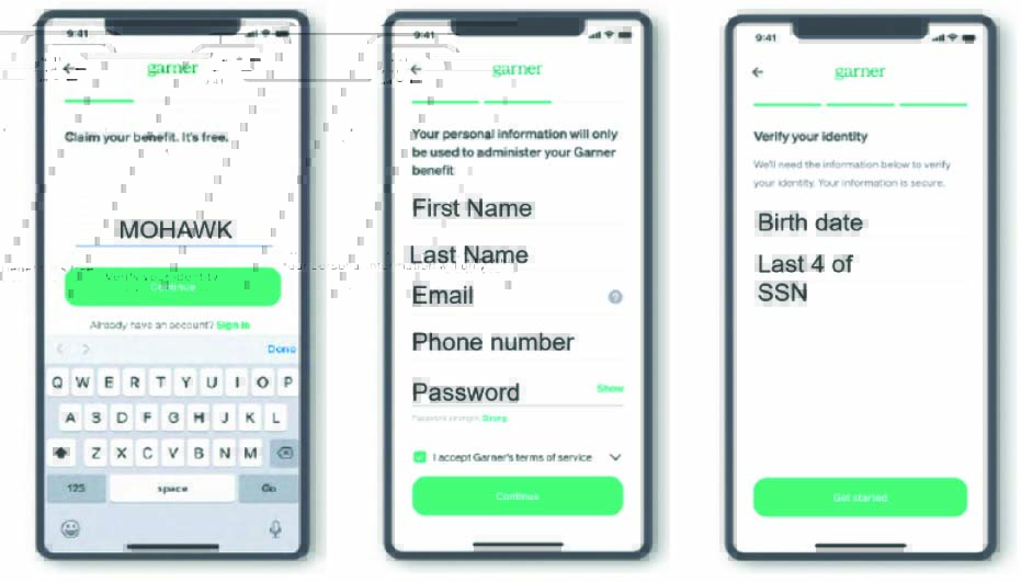 Garner App setup